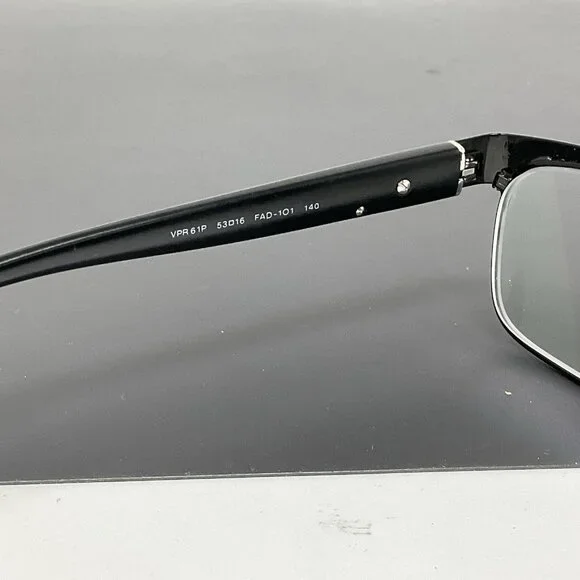 Prada VPR61P FAD-1O1 Eyeglasses Frames Matte Black Rectangle 53 [] 16 140 - Picture 10 of 13